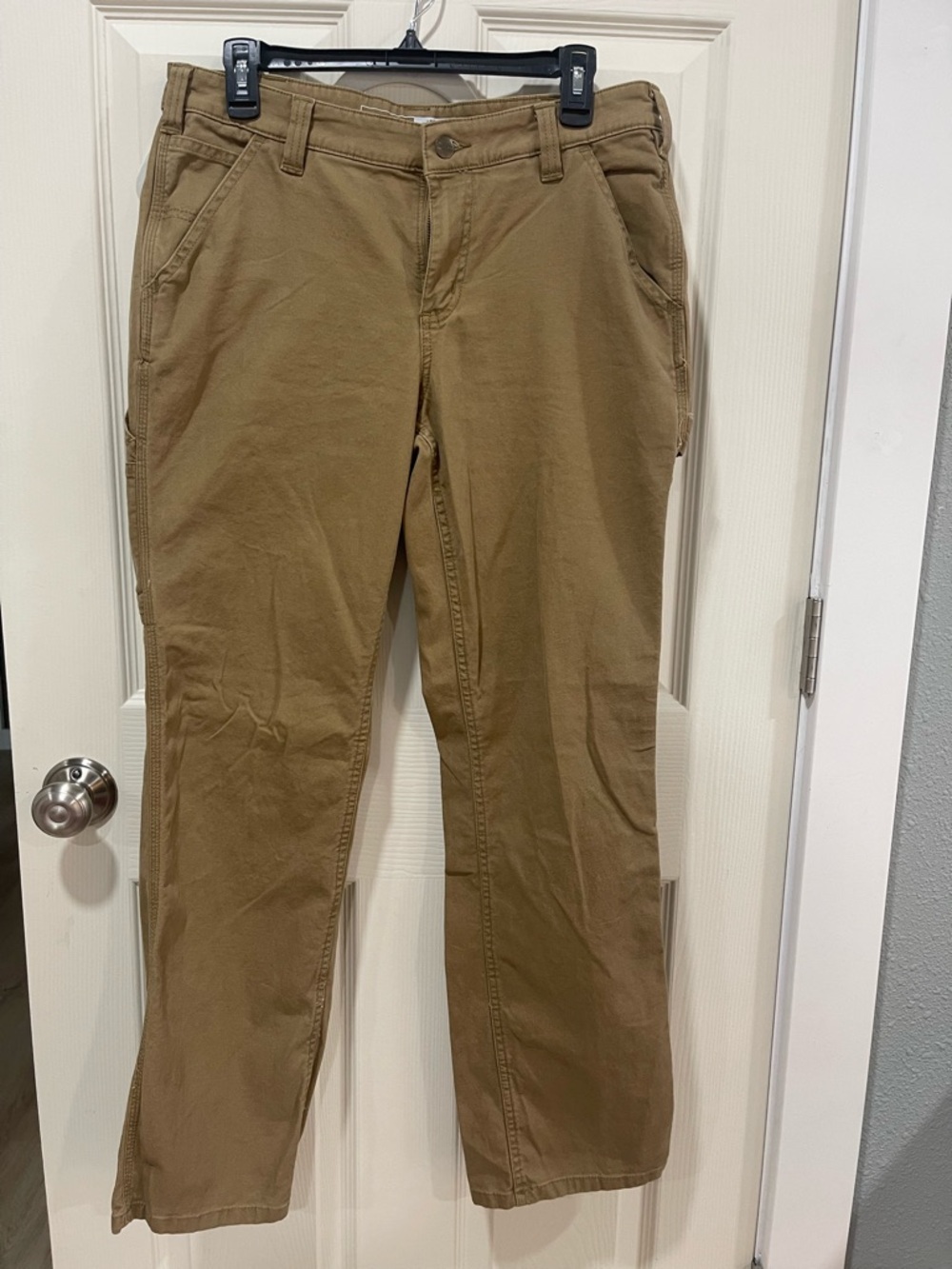 Carhartt Women's Straight-Leg Jeans in Brown